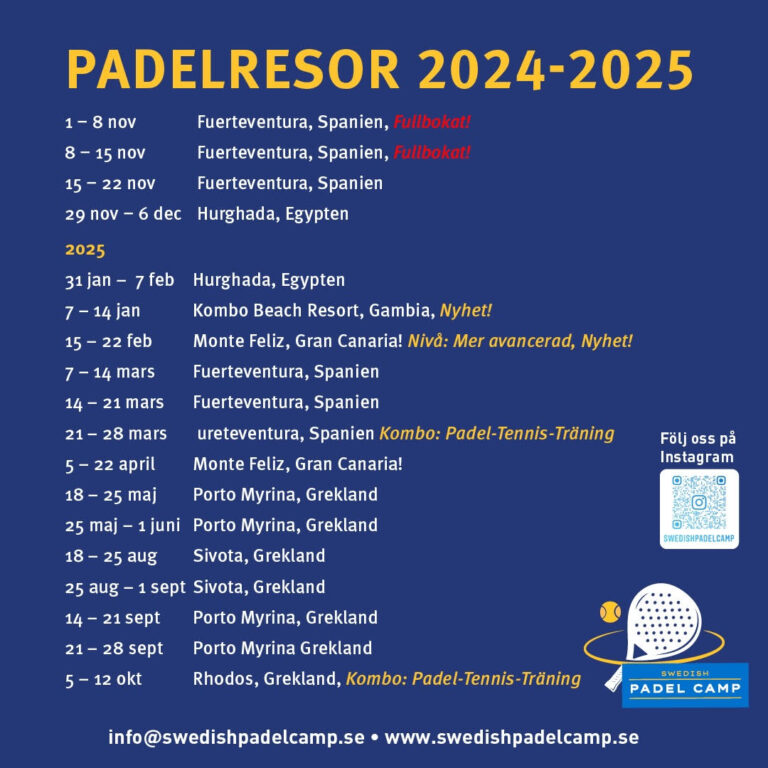 Swedish Padel Camp pdf